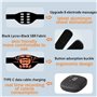 Ceinture Abdominale Electrostimulation, Electrostimulateur Musculaire Ceinture - Espaceur en Aluminium Abdominale Electrostimula