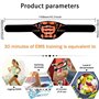 Ceinture Abdominale Electrostimulation, Electrostimulateur Musculaire Ceinture - Espaceur en Aluminium Abdominale Electrostimula