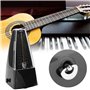 Easy Operate Tempi Metronome pour musiciens pour laboratoires pour entrepôts(noir)