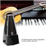 Métronome mécanique, Easy Operate Tempi Metronome pour musiciens pour laboratoires pour entrepôts(noir)