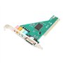 Carte Son PCI Portable Canal 4.1 pour Ordinateur de Bureau Audio Interne Karte Stéréo Surround CMI8738 pour Windows 98/pour Wind