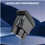GNXfixt Accoudoir central - Boîte de rangement - Compatible avec Jimny JB64 JB74 2018-2023 - Accessoires - Noir - Avec port de c