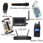 Analyseur de spectre simple 35M-4400M Analyseur de spectre avec 4.3 TFT couleur LCD Xr- pour talkie-walkies, télécommandes de jo