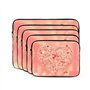 JKDGOJ Housse de protection antichoc pour ordinateur portable de 33 cm - Motif cœur et fleurs - Pour homme et femme - Pour voyag