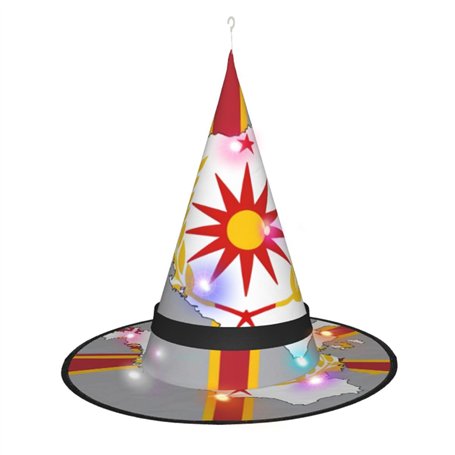 Hgvcse Chapeau de sorcière Map01 pour Halloween