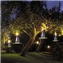 Hgvcse Chapeau de sorcière Map02 avec drapeau d'Halloween - Chapeau de sorcière LED - Accessoire de costume de Noël ou d'anniver