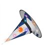 Hgvcse Chapeau de sorcière Map04 avec drapeau des îles d'Halloween - Chapeau de sorcière LED - Accessoire de costume de Noël ou 