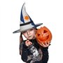 Hgvcse Chapeau de sorcière Map04 avec drapeau des îles d'Halloween - Chapeau de sorcière LED - Accessoire de costume de Noël ou 