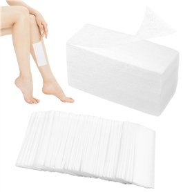 Bande de Cire Epilation 600 Pièces Bande de Cire Épilatoire Papier Non-Tissés Chaude et pâte à Sucre Épilation pour L'épilation