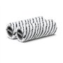SUPENG Lot de 4 rouleaux de pierre gris compatibles avec les nettoyeurs de sols durs robustes compatibles avec Karcher FC7 FC7 P