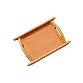 Plateaux Plateau en bambou et en bois avec oreilles