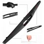 KAES Voiture Balais D'essuie-Glaces pour Opel Agila B 2007-2014 10'', Haute Ténacité Durable Véhicule Remplacement Accessoires
