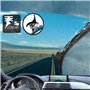 KAES Voiture Balais D'essuie-Glaces pour Opel Agila B 2007-2014 10'', Haute Ténacité Durable Véhicule Remplacement Accessoires