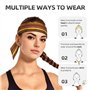 Serre-tête de sport à motif amérindien, bandeau d'entraînement pour cheveux, bandeau athlétique pour tennis, course à pied, yoga