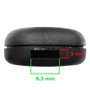 Touche De Voiture 2 Boutons Fob Cas De Remplacement Touche De Remplacement Touche Télécommande Clé Fob Coquille De Boîtier avec 