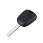 Touche De Voiture 2 Boutons Fob Cas De Remplacement Touche De Remplacement Touche Télécommande Clé Fob Coquille De Boîtier avec 