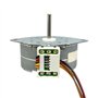 XTXTX Micro réducteur Moteur Pas à Pas à Aimant Permanent Rond de 7,5 degrés de 42 mm 24 V CC à Quatre Phases à Cinq Fils for im