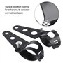 Support de Phare Moto 33-43 mm Support Phare Moto Universel N-oir Pour Chopper Moto Fighter Tube Street Racer pour Chopper Cafe 