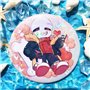 8 Pcs Under Tale Badge Pins, Sans Papyrus Frisk Flowey Figurine Broche, Jeu Figure Métal Badge, Sans Cosplay Accessoires Sac Dec