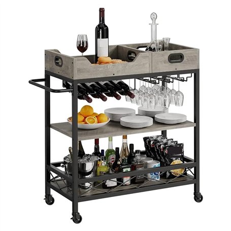 ZENGXJYCQINGJIANG véhicule de Stockage Chariot de Service for la Maison et la Cuisine