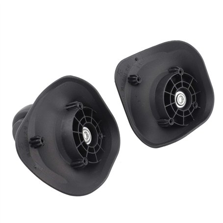 RiToEasysports 2 pièces/Ensemble Roues de Bagage à Une rangée de Rechange Valise muet Roues à Rouleaux Simples pour Accessoire d