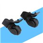 RiToEasysports 2 pièces/Ensemble Roues de Bagage à Une rangée de Rechange Valise muet Roues à Rouleaux Simples pour Accessoire d