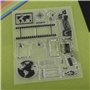 Tampon en Silicone, Timbres de Calendrier Mixtes, Tampon en Caoutchouc Transparent Journal pour Le Scrapbooking, la Mise au rebu