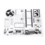 Tampon en Silicone, Timbres de Calendrier Mixtes, Tampon en Caoutchouc Transparent Journal pour Le Scrapbooking, la Mise au rebu