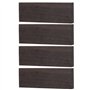 4 Pièces MX0126D Échelles de Couteau en Ébène Échelles de Poignée en Bois Lisse Bricolage Accessoires de Instrument de Musique I