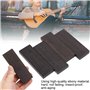 4 Pièces MX0126D Échelles de Couteau en Ébène Échelles de Poignée en Bois Lisse Bricolage Accessoires de Instrument de Musique I
