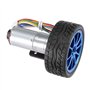 Boaby Kit de voiture intelligente bricolage encodeur moteur à engrenages avec support de montage Kit de roue 65mm pour Robot de 