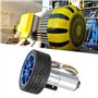 Boaby Kit de voiture intelligente bricolage encodeur moteur à engrenages avec support de montage Kit de roue 65mm pour Robot de 