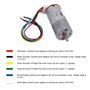 Boaby Kit de voiture intelligente bricolage encodeur moteur à engrenages avec support de montage Kit de roue 65mm pour Robot de 