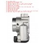 Corps de papillon compatible avec Volvo XC90 XC70 V70 S80 S60 C70 2.0 2.5 2.9 3.0 Papillon des gaz 0280750131 30711554 8677658 8