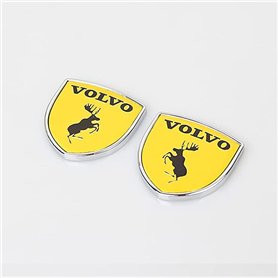 JNIGEL Autocollants Emblèmes de Voiture pour Volvo 3D
