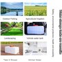 TINGMIAN Récipient de stockage d'eau avec robinet, réservoir d'eau d'extérieur en plastique de qualité alimentaire pour camping,