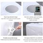 TINGMIAN Récipient de stockage d'eau avec robinet, réservoir d'eau d'extérieur en plastique de qualité alimentaire pour camping,
