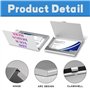 DBLXYAN Étui pour cartes de visite en aluminium personnalisé avec photo/texte/logo, cadeau unique pour homme et femme