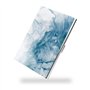 DBLXYAN Étui pour cartes de visite en aluminium personnalisé avec photo/texte/logo, cadeau unique pour homme et femme