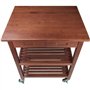 véhicule de stockage Support de rangement de cuisine, chariot de cuisine roulant avec 2 tiroirs, adapté au rangement des ustensi