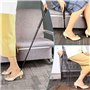 ZENGXJYCQINGJIANG Chausse-Pied Corne de Chaussure Professionnelle à Long Manche télescopique, Outil de Levage de Chaussures Flex