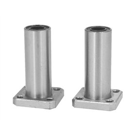 Roulement à billes à gorge profonde en acier chrom 4 pièces LMK10LUU 10mm diamètre intérieur montage à bride carrée roulement à