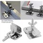Pinces de Sérigraphie, 2 Pinces de Charnière Papillon en Métal Fixant Fermement Le Mandrin de Verrouillage de Pochoir de Sérigra