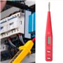 Heayzoki Stylo de détection d'électricité AC/DC, détecteur de testeur de Tension sans, testeur de Tension d'affichage numérique 