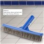 Brosse en Acier ciciglow, Brosse en Acier de Piscine 10 Pouces, parois inférieures, Fournitures de Nettoyage pour étang Spa Hot 
