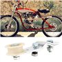 Tendeur de chaîne de poulie de vélo, Support de tendeur de chaîne de poulie de Moteur de Bicyclette Support de tendeur de réglag