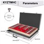KYZTMHC Ensemble de lentilles d'essai optiques de 266 pièces Test d'optométrie sur cadre d'essai chez l'opticien Avec étui de ca