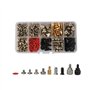 Aqxymju 228 pièces/boîte Disque Dur Bricolage Carte mère PC Ordinateur Personnel Assembler boîtier Ventilateur Main vis Boulon e