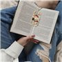 Marque Page en MéTal, Lot de Deux Marque-Pages en Forme de Chat Avec De Beaux Pompons, Cadeau Femme Original Pour les Lecteurs, 