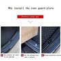 Protection de Seuil de Pare-Chocs Arrière en Acier Inoxydable pour Citroen C5 Aircross 2022-, Protection de Seuil de Coffre Acie
